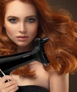 Aigostar Lora 33LNK - Ionische Föhn 2400 Watt|Haardroger Met Diffuser, Zwart, DC -NIVEA Shop 550x550 439