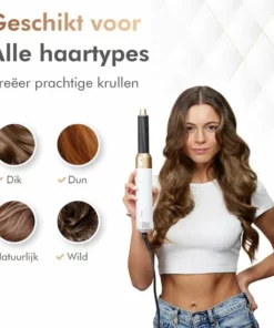 Dryze Airwrap Crème White/gold Edition - Inclusief Leren Opbergcase - Krultang - Föhn - Föhnborstel En Stijltang In 1 -NIVEA Shop 550x550 465