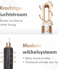 Dryze Airwrap Crème White/gold Edition - Inclusief Leren Opbergcase - Krultang - Föhn - Föhnborstel En Stijltang In 1 -NIVEA Shop 550x550 467