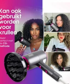 Föhn Met Diffuser Krullen Ionische Haardroger Haarföhn Krullen - Meerdere Kleuren - RAVEG -NIVEA Shop 550x550 474
