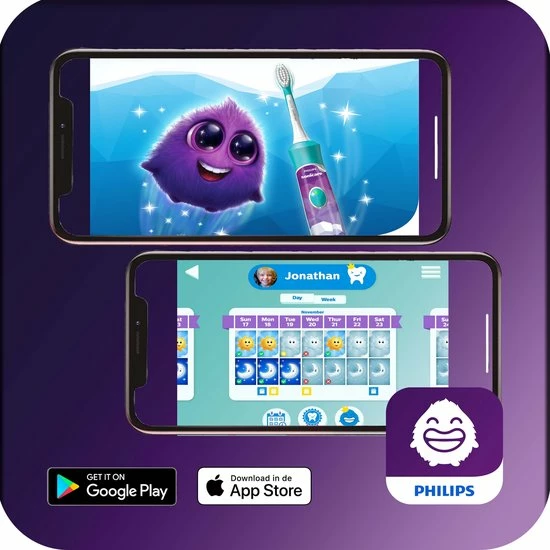 Philips Sonicare For Kids HX6322/04 - Elektrische Tandenborstel - Blauw - Incl. Extra Opzetborstel 9 Philips Sonicare For Kids HX6322/04 - Elektrische Tandenborstel - Blauw - Incl. Extra Opzetborstel - Afbeelding 9