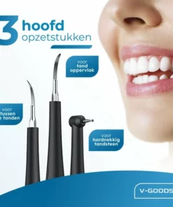 V-Goods Professionele Tandsteen Verwijderaar - 5 Standen - Inclusief Tandarts Set - Met 3 Opzetstukken - Elektrisch - Tandplak -NIVEA Shop 550x550 491