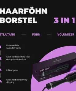 Ace & Taylor KT186 Plus - 3 In 1 Keramische Föhnborstel - Krulborstel - Ronde Borstel -NIVEA Shop 550x550 532