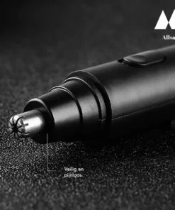 Allsa Neushaartrimmer - Neustrimmer Mannen - Oortrimmer - USB Oplaadbaar - Ruis Onderdrukking 40db - Krachtige Motor - Verzwaard - Zwart -NIVEA Shop 550x550 590