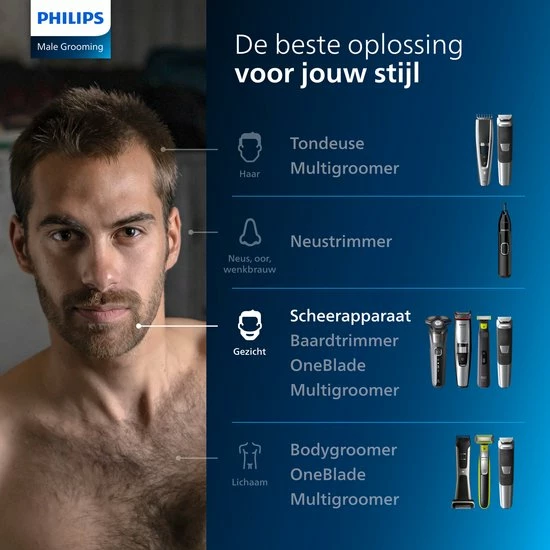 Philips Shaver Series 5000 S5585/30 - Scheerapparaat 11 Philips Shaver Series 5000 S5585/30 - Scheerapparaat - Afbeelding 11
