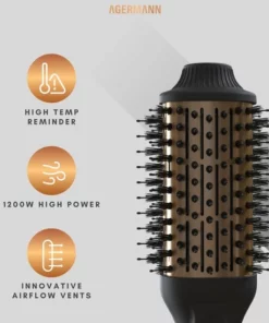 AGERMANN 4-in-1 Föhnborstel - Keramische Magic Brush - Lang/Kort/Stijl/Krullen - 1200W - Goud 16 AGERMANN 4-in-1 Föhnborstel - Keramische Magic Brush - Lang/Kort/Stijl/Krullen - 1200W - Goud -NIVEA Shop 550x550 657
