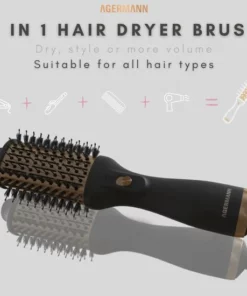 AGERMANN 4-in-1 Föhnborstel - Keramische Magic Brush - Lang/Kort/Stijl/Krullen - 1200W - Goud 17 AGERMANN 4-in-1 Föhnborstel - Keramische Magic Brush - Lang/Kort/Stijl/Krullen - 1200W - Goud -NIVEA Shop 550x550 658