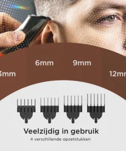 V-Goods Professionele 6 In 1 Baardtrimmer Voor Mannen/Heren - Inclusief 5 Opzetstukken + Houder - Neustrimmer - Oortrimmer - Bodygroomer - 100% Waterdicht - Tondeuse -NIVEA Shop 550x550 713