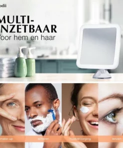 Melodii ML10X - Make Up Spiegel Met LED Verlichting - Scheerspiegel - 10x Vergroting - Met Tru-Daylight Verlichting - Voor Hem En Voor Haar -NIVEA Shop 550x550 726