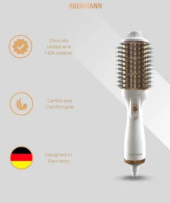 AGERMANN 4-in-1 Föhnborstel - Keramische Magic Brush - Lang/Kort/Stijl/Krullen - 1200W - Wit -NIVEA Shop 550x550 740