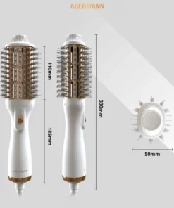 AGERMANN 4-in-1 Föhnborstel - Keramische Magic Brush - Lang/Kort/Stijl/Krullen - 1200W - Wit -NIVEA Shop 550x550 745