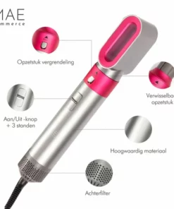 Mae Commerce MAE® Airwrap Krultang 5 In 1 Multi Styler Föhn - Föhnborstel - Airstyler - Hairwrap - TikTok - Nieuwe Versie 2.2 September 2022 Edition -NIVEA Shop 550x550 8
