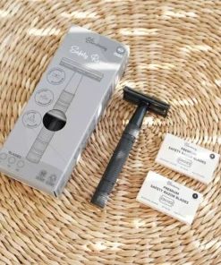 Bamboozy Safety Razor + 20 Scheermesjes Aluminium Zwart Black Unisex Voor Mannen Vrouwen Scheermes -NIVEA Shop 550x550 806