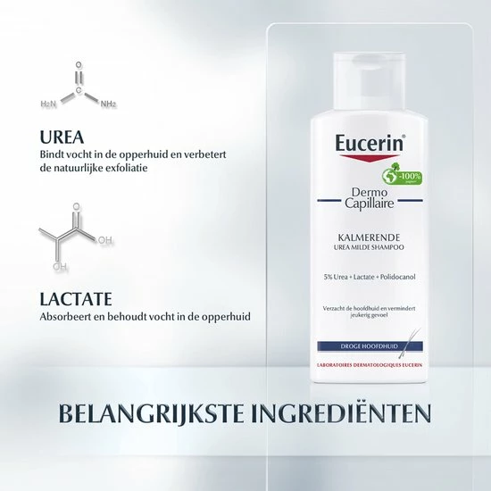 Eucerin Dermo Capillaire Kalmerende Urea Shampoo - 250 Ml 2 Eucerin Dermo Capillaire Kalmerende Urea Shampoo - 250 Ml - Afbeelding 2