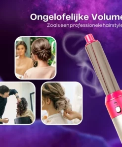 QLAY® Airwrap - V2 Model- 5 In 1 Set - Airwrap Krultang - Krulborstel - Hete Lucht Föhn - Airwrap -fohnborstel - Fohn Borstel - Vernieuwde Airwrap - Haardroger Met Borstel | Wafeltang -NIVEA Shop 550x550 833