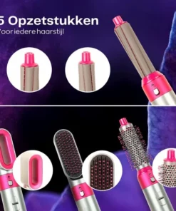 QLAY® Airwrap - V2 Model- 5 In 1 Set - Airwrap Krultang - Krulborstel - Hete Lucht Föhn - Airwrap -fohnborstel - Fohn Borstel - Vernieuwde Airwrap - Haardroger Met Borstel | Wafeltang -NIVEA Shop 550x550 835