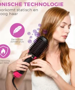 LifeGoods 3-in-1 Föhnborstel Rond - Keramische Magic Brush - Lang/Kort/Stijl/Krullen -NIVEA Shop 550x550 84