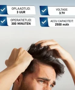 ROYCE® Professionele Tondeuse - Tondeuse Mannen - Draadloze Tondeuse - Tondeuse Hoofdhaar - Haartrimmer - Tondeuses -NIVEA Shop 550x550 864