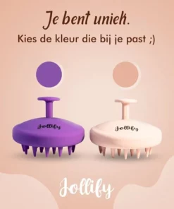 Jollify® SH2 - Premium Siliconen Haarborstel - Shampoo Brush - Scalp Massager - Massage - No Dandruff - Flaky Brush - Hair Brush - Hairbrush - Haarverzorging - Anti Roos - Haargroei - Gezonde Hoofdhuid - Scrub - Beige -NIVEA Shop 550x550 938