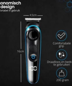 Beeperfect® 5 In 1 Baardtrimmer Voor Mannen - Incl. 5 Opzetstukken - Trimmer - Bodygroomer - Neus En Oor - 0.5-10MM - Gratis Baardkam -NIVEA Shop 550x550 980