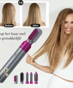 Salon 24 Airwrap | Nieuwe Versie V2 September Editie | Multistyler | 5 IN 1 SET | Hetelucht Föhn | Airstyler | Föhnborstel | Hetelucht Borstel | Krulborstel | Styling | Hairstyler | -NIVEA Shop 550x551 18