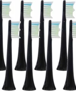 VoordeligeTandenborstels.nl 8 Opzetborstels Voor Philips Sonicare Black (gratis Verzending)