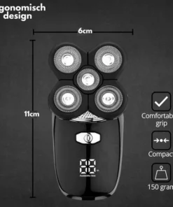 Beeperfect® 5-in-1 Scheerapparaat Mannen - Trimmer - Draadloos Nat En Droog Scheren - 5 Opzetstukken -NIVEA Shop 550x552 8
