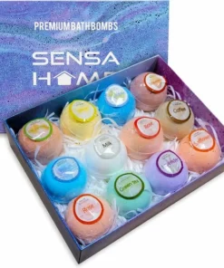 SensaHome 100% Natuurlijke Bruisballen Voor In Bad - Handmade Bath Bombs - Giftset