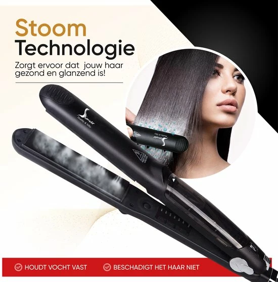 Simver Professionele Steampod 3.0 - Professionele Stoom Stijltang - Stijltang - Krultang - Cadeautip - Kerstcadeau 5 Simver Professionele Steampod 3.0 - Professionele Stoom Stijltang - Stijltang - Krultang - Cadeautip - Kerstcadeau - Afbeelding 5