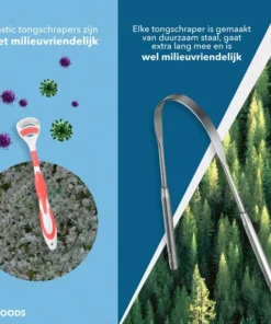 RX Goods RVS Tongschraper Voor Mondverzorging – 4 Stuks – Tongreiniger, Tongborstel & Tong Schraper – Duurzaam & Herbruikbaar -NIVEA Shop 550x558 10