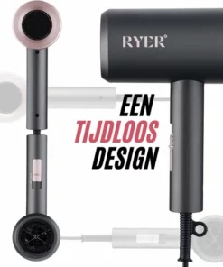 RYER Föhn Met Diffuser - 3 Standen - Ionic Hair Dryer - Opzetstukken Krullen -NIVEA Shop 550x558 12