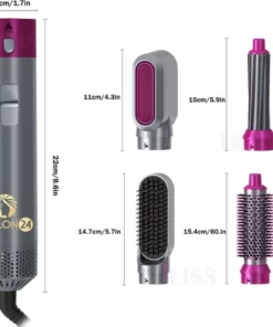 Salon 24 Airwrap | Nieuwe Versie V2 September Editie | Multistyler | 5 IN 1 SET | Hetelucht Föhn | Airstyler | Föhnborstel | Hetelucht Borstel | Krulborstel | Styling | Hairstyler | -NIVEA Shop 550x562 3