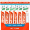 Elmex Junior 5-12 Jaar Kindertandpasta 6 X 75ml - Voordeelverpakking