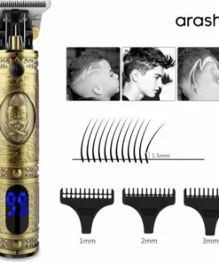 Arash® Tondeuse Mannen - 2022 Nieuwste Model - Draadloze Haartrimmer - Geschikt Voor Hoofdhaar/Baardhaar - Trimmer Draadloos - Scheerapparaat - Goud - Inclusief Oplaadblok En 4 Opzetstukjes -NIVEA Shop 550x564 4