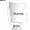 Melodii ML10X - Make Up Spiegel Met LED Verlichting - Scheerspiegel - 10x Vergroting - Met Tru-Daylight Verlichting - Voor Hem En Voor Haar