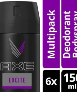 Axe Excite Bodyspray Deodorant - 6 X 150 Ml - Voordeelverpakking -NIVEA Shop 550x568 5