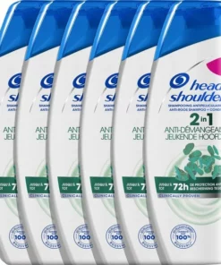 Head & Shoulders Jeukende Hoofdhuid 2in1 Anti-Roos Shampoo En Conditioner - Voordeelverpakking - 6 X 270 Ml