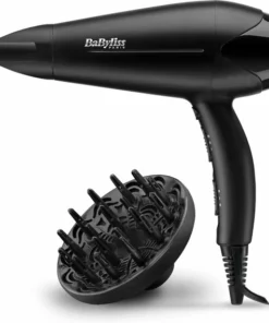 BaByliss Turbo Smooth 2200W Fohn D572DE - 15mm Grote Diffuser - Coolshot