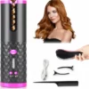 Automatische Krultang - Inclusief Gratis Borstel, 2 Haarclipjes, Kam En Reisetui - Draadloze Haarkruller- Rock&Rose