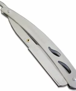 Merkloos Klassiek Barbiersmes: Scheren Als Bij De Kapper! Open Straight Edge Klapmes - Scheermes - Razor - Cutthroat Van RVS Roestvrij Staal. Inclusief 10 Vervangbare Scheermesjes! -NIVEA Shop 550x570 6