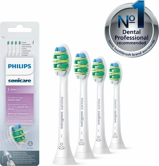 Philips Sonicare InterCare Standaard HX9004/10 - Opzetborstels - 4 Stuks 12 Philips Sonicare InterCare Standaard HX9004/10 - Opzetborstels - 4 Stuks - Afbeelding 12