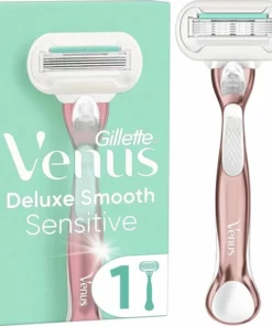 Gillette Venus Deluxe Smooth Sensitive RoseGold Scheersysteem Voor Vrouwen - Scheermes