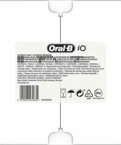 Oral B Oral-B IO Ultimate Clean Black - Opzetborstels Voor Tandenborstel - Verpakking Van 8 -NIVEA Shop 550x583 4