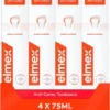 Elmex Anti Caries Tandpasta 4 X 75ml - Voordeelverpakking