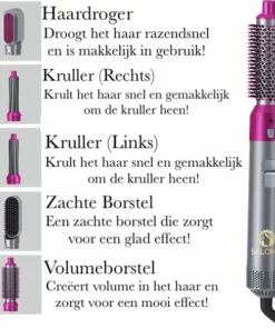 Salon 24 Airwrap | Nieuwe Versie V2 September Editie | Multistyler | 5 IN 1 SET | Hetelucht Föhn | Airstyler | Föhnborstel | Hetelucht Borstel | Krulborstel | Styling | Hairstyler | -NIVEA Shop 550x585 2