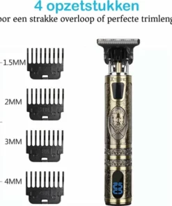Xtronic All-Stars Tondeuse Luxe - Professioneel - 2022 - Draadloos - Geschikt Voor Hoofdhaar/Baardhaar - Trimmer Draadloos - Haarclipper - Scheerapparaat - Goud - Inclusief Oplaad Adapter En 4 Opzetstukjes -NIVEA Shop 550x593 3