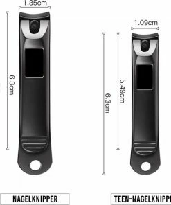 Podec Nagelknipper Set Van 2 Voor Vingernagels En Teennagels Teennagelknipper - RVS -NIVEA Shop 550x597 6