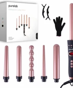Purelab 6-in-1 Keramische Krultang - Haarkruller Met Opzetstukken - Incl. Handschoen En Haarclips - Curling Iron - 120-220°C 14 Purelab 6-in-1 Keramische Krultang - Haarkruller Met Opzetstukken - Incl. Handschoen En Haarclips - Curling Iron - 120-220°C -NIVEA Shop 550x599 8