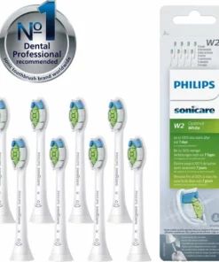 Philips Sonicare W2 Optimal White HX6068/12 - Opzetborstels - 8 Stuks