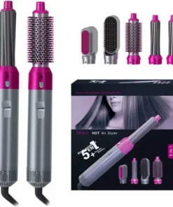 Np-products NP Products - Airwrap - Styler - Hairwrap - Styling - Airstyler - Krultang - De Nieuwe En Verbeterde - 5 In 1 Krultang - Haardroger - Reisfohn - 5 In 1 Haarstyler - NIEUW EN VERBETERD!!!!!!!!